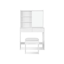Load image into Gallery viewer, Crocus Dressing Table with Drawers Set 2pcs - White