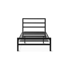 Load image into Gallery viewer, Dowe Single Metal Bed Frame - Black