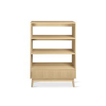 Load image into Gallery viewer, Shawnee 3 Tier Bookshelf with Drawer - Oak