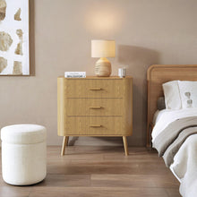 Load image into Gallery viewer, Atlantic 3 Drawers Tallboy - Natural