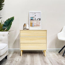 Load image into Gallery viewer, Custer 3 Drawers Tallboy - Oak