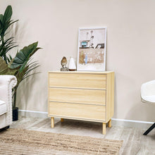 Load image into Gallery viewer, Custer 3 Drawers Tallboy - Oak