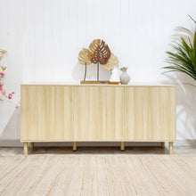 Load image into Gallery viewer, Custer Sideboard Buffet Table - Oak