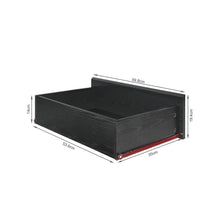 Load image into Gallery viewer, Tongass Wooden 8 Drawers Lowboy - Black