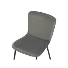 Load image into Gallery viewer, Darius Velvet Dining Chairs - Set of 4 - Dark Grey