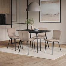 Load image into Gallery viewer, Darius Velvet Dining Chairs - Set of 4 - Taupe