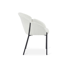 Load image into Gallery viewer, Bellamy Boucle Dining ArmChairs - Set of 2 - Off White