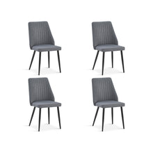 Load image into Gallery viewer, Eldon Linen Dining Chair - Set of 4 - Dark Grey