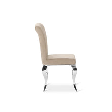 Load image into Gallery viewer, Raven Velvet Dining Chairs - Set of 4 - Light Brown