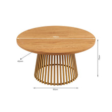 Load image into Gallery viewer, Round Dining Table 140 x 75cm - Oak