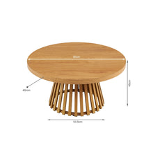 Load image into Gallery viewer, Yardley Round Coffee Table 90cm - Oak