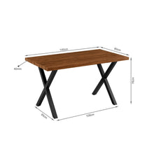 Load image into Gallery viewer, Elysia Rectangle Dining Table 140 x 80cm - Walnut