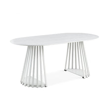 Load image into Gallery viewer, Kieran Oval Dining Table 180 x 90cm - White