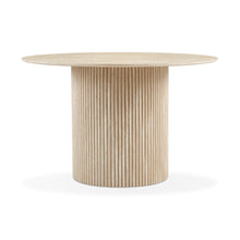 Load image into Gallery viewer, Nile Round Dining Table 120cm - Travertine