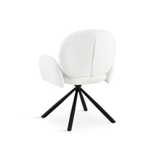 Load image into Gallery viewer, Avery Swivel Fabric Dining Chair - Set of 2 - White