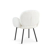 Load image into Gallery viewer, Lennon Boucle Dining Chair - Set of 2 - White