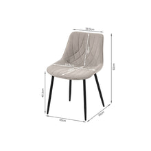 Load image into Gallery viewer, Payton Fabric Dining Chair - Set of 4 - Grey