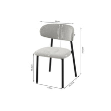 Load image into Gallery viewer, Merrit Fabric Dining Chair - Set of 4 - Light Grey