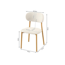 Load image into Gallery viewer, Nicole Fabric Dining Chair - Set of 4 - Beige