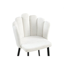 Load image into Gallery viewer, Urban Petal-shaped Upholstered Dining Chair - Set of 2 - Beige