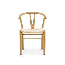 Load image into Gallery viewer, Winter Rope Seat Dining Chair Wishbone Chair Replica - Set of 2 - Natural