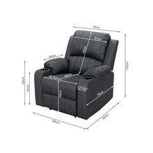 Load image into Gallery viewer, Marton Electric Recliner Chair - Black