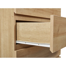 Load image into Gallery viewer, Harris 6 Drawers Tallboy - Oak