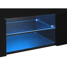 Load image into Gallery viewer, Maize 1.3m LED Entertainment Unit - Black