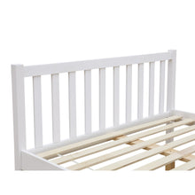 Load image into Gallery viewer, Baker Double Wooden Bed Frame - White