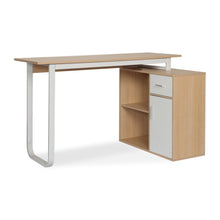 Load image into Gallery viewer, Yates 120cm Computer Desk with Right Cabinet - Oak