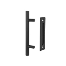 Load image into Gallery viewer, Barn Door Handle 12 Inch - Black (0.001m3 - 1.1kg)