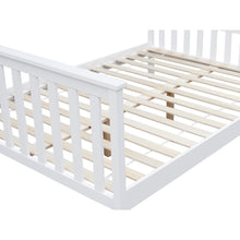 Load image into Gallery viewer, Andes double wooden bed frame - white