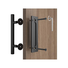 Load image into Gallery viewer, Barn Door Handle 12 Inch - Black (0.001m3 - 1.1kg)