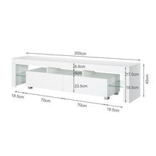 Load image into Gallery viewer, Arvada 2m LED Entertainment Unit - White