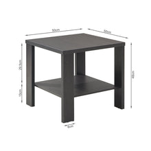 Load image into Gallery viewer, Koda Square Side Table Coffee Table - Black