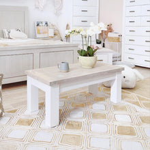 Load image into Gallery viewer, Aurora Solid Wood Coffee Table - White