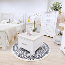 Load image into Gallery viewer, AURORA Solid Wood Lamp Table - WHITE