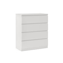 Load image into Gallery viewer, Tongass Wooden Tallboy 4 Drawers - White