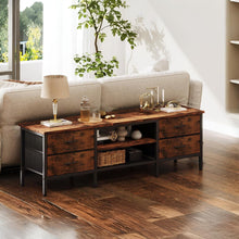 Load image into Gallery viewer, Cavalla 1.6m Entertainment Unit with Drawers - Rustic Brown
