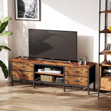 Load image into Gallery viewer, Cavalla 1.6m Entertainment Unit with Drawers - Rustic Brown