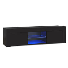 Load image into Gallery viewer, Maize 1.3m LED Entertainment Unit - Black