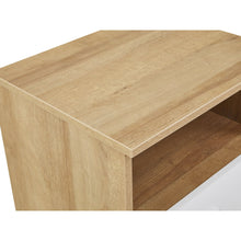 Load image into Gallery viewer, Makalu Wooden Bedside Table Nightstand - Oak