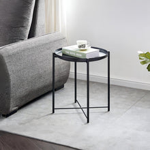 Load image into Gallery viewer, Ellison Round Side Table Coffee Table - Black