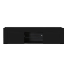Load image into Gallery viewer, Maize 1.3m LED Entertainment Unit - Black