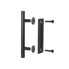 Load image into Gallery viewer, Barn Door Handle 12 Inch - Black (0.001m3 - 1.1kg)