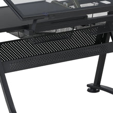 Load image into Gallery viewer, Oliver Height Adjustable Drafting Table - Black