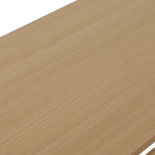 Load image into Gallery viewer, Hector 80cm Height-Adjustable Computer Desk - Maple + White