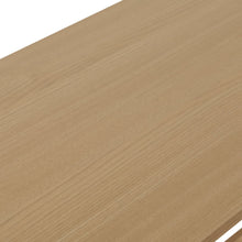 Load image into Gallery viewer, Hector 100cm Height-Adjustable Computer Desk - Maple + White