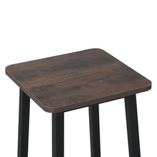 Load image into Gallery viewer, Ian Metal Bar Stool - Rustic Brown + Black