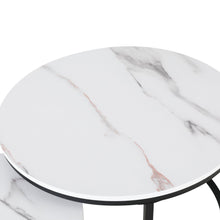 Load image into Gallery viewer, Mainit Nesting Coffee Table - Set of 2 - White + Black